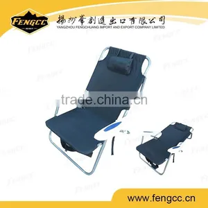Aluminum Folding Adjustable Beach Chair, Deck Chair thumbnail-5