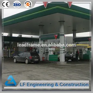 Galvanized and Prefab Steel Structure Petrol Station thumbnail-2