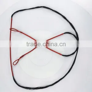 45" Pure Red Imported Material B50 Loop Strings Archery Horse Shooting BowStrings thumbnail-4