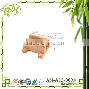 Aonong Eco-friendly Kitchen Multifunctional Tool Post Chopping Block Bamboo Cutter Holde thumbnail-4