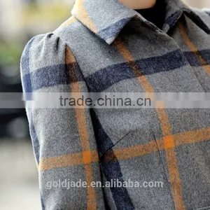 2017 Wool Long Knee Length Women Overcoat Winter Coat Long Winter Coats For Women thumbnail-5