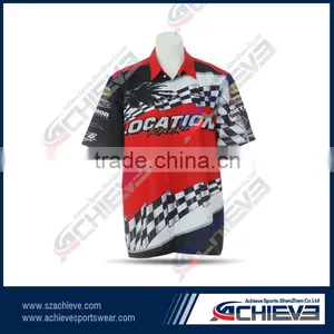 Custom Wholesale Racing Shirts/ Motorcycle Racing Team Shirts thumbnail-1