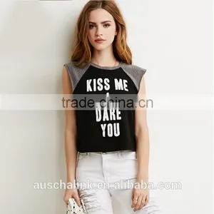 Auschalink Summer Promotion Lady Sport Dry Fit Custom T-shirt thumbnail-1