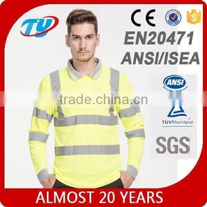 2016 High Visibility Safety Traffic Reflective T-shirt Motorcycle Reflective Safety Vest thumbnail-6