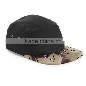 Cord Brim 5 Panel Cap, Woven Label 5 Panel Cap, Hip Hop Cap thumbnail-3