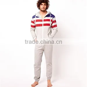 PA0029A Adult Onesie Pyjamas American Flag Onesie thumbnail-3