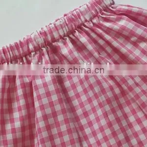 Wholesale Children's Boutique Clothing Girls Palid Skirt Match Headband Cotton Skirts thumbnail-4