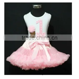 Hot Sale Kids Pettiskirts Sets Baby Girls Ruffle Puffy TuTu Skirts thumbnail-1
