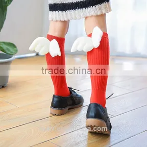 1-10Y Children Creative High Socks Manual Sewing Wings Socks Kids Boys Girls Socks Leg Warmers Children Clothing Accessory thumbnail-3