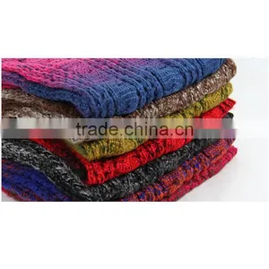 Winter Super Thick and Women Fashion 180*40cm Color Gradual Change Design Women Knitting Latest Scarf thumbnail-6