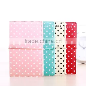 Faux Leather Cover Traveling Planner With Elastic Customizable Logo Person Diary Planner/organzier thumbnail-4