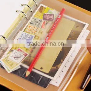 A5/A6/A7 Size 6 Holes Storage for Planner PVC Transparent Bag Paper Bag Storage thumbnail-2
