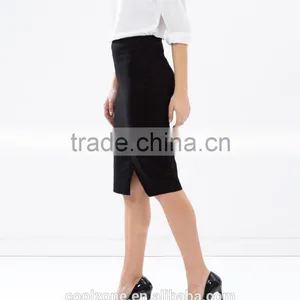 Slim Fit Cutaway Front Ladies Office Wear Wrap Skirt Fashion 2015 thumbnail-3