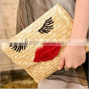 R0028H WHOLESALE NEW FASHION LADIES STRAW BAGS thumbnail-1