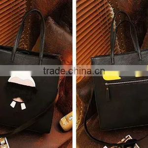 2015 Fashion Black Charming Bowling Lady Hand Bag thumbnail-2