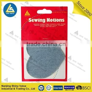 Heart Shaped Different Colors Custom Iron on Denim Patches thumbnail-2