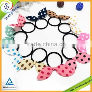 Spot and Stripe and Ditsy Hair Bow thumbnail-1