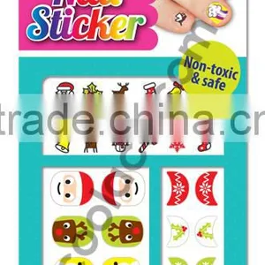Kid Color 3D Nail Sticker X'mas Transfer Foil Nail Sticker Nail Decal thumbnail-1