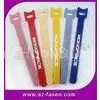 20mm Red / Orange Velcro Cable Ties Nylon For Optical Fiber Cables thumbnail-1