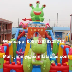 Cheap Price PVC Outdoor Inflatable Game Equipments,Giant Kids Dinosaur Inflatable Bouncer For Sale thumbnail-4