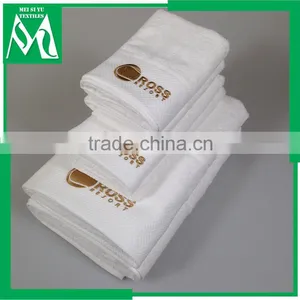 Embroidery Logo Hotel Face Towel in 100% Cotton Material thumbnail-1