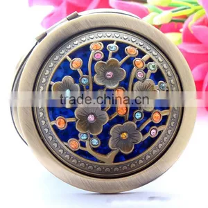 Cosmetic Makeup Hand Mirror,Pop Design Double Compact Magnifying Purse Mirror thumbnail-2
