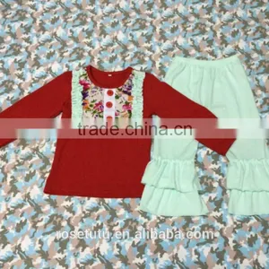 With a Pretty Little Girl Suits, Cheap Wholesale, Large Amount of Discount, the Little Girl's Love Cotton Suit thumbnail-1