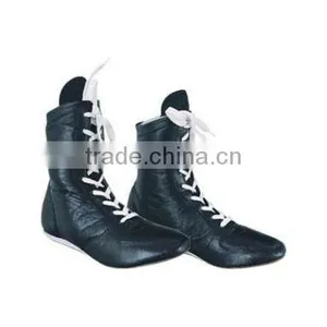 Boxing Shoes / Full Long Boxing Boots / High Top Boxing Shoes thumbnail-1