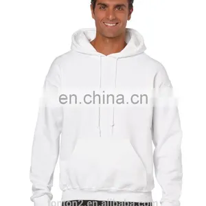 Custom Wholesale Blank Men Pullover Hoodies thumbnail-1