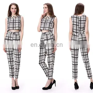 2018 Wholesale Sexy Two Pieces Latest Design Two Pieces Woman Clothes thumbnail-1