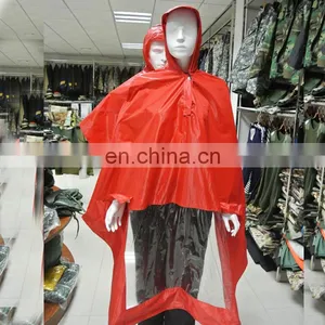 Adult Waterproof 190T Polyester With PVC PU Coating Rain Suit thumbnail-3