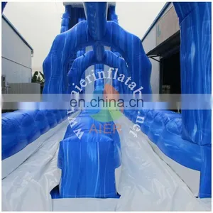 PVC High Quality Water Slide Symphony Blue Kids Inflatable Slide Wholesale Giant Water Inflatable Slide for Adult thumbnail-3