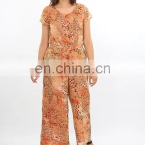 The 100% Poleyster Fabric Comfortable Multi Color Designer Jumpsuit for Women thumbnail-4