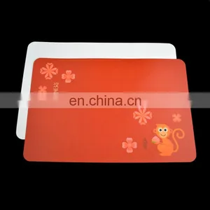 Plastic Made Custom Printed Gold Desktop Placemats Wholesale thumbnail-6