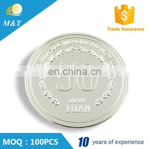 Factory Direct Sale Cheap Custom Silver Coins thumbnail-1