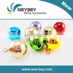 High Quality Brass Metal Hanging Bell for Crafts BB302 thumbnail-1