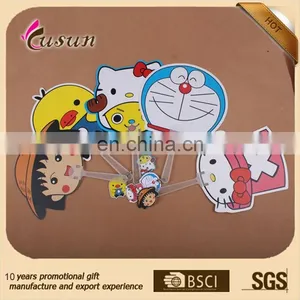 High Quality Colorful Custom Summer Promotional Plastic Hand Fan thumbnail-5