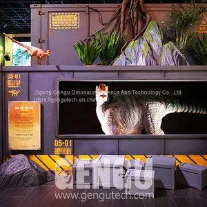 Parasaurolophus Playground Animatronic Dinosaur T-Rex thumbnail-1