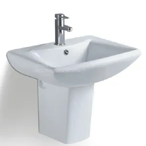 Factory Diretly Ceramics Wall Hung Small Size Corner Bathroom Wall Mounted Washing Hand Sink thumbnail-3