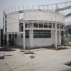 Perforated Aluminum Veneer/Perforated Aluminum Wall Panel/ Customized Punching Metal Ceiling thumbnail-3