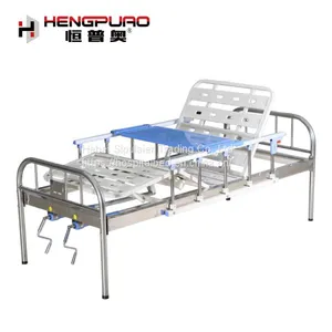 Elder Care Furniture Two-function Manual Full Size Side Rail Hospital Bed thumbnail-5