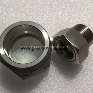 High Pressure Stainless Steel 316 Oil Level Sight Glass for BHO Extractor Close Loop Male M18 M27 M36x1.5 thumbnail-4