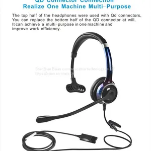 China Beien FC21 PB Telephone Call Center Headset Noise-cancelling Headset Online Learning thumbnail-1
