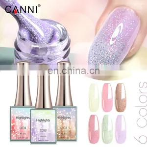 51215 CANNI 16ML Highlights Gel Polish Color Glitter Led uv Laser Semi Permanent Nail Polish Long Lasting Gel Factory Wholesale thumbnail-2