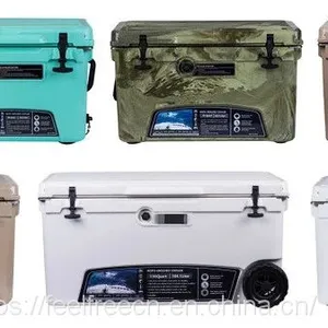 Custom Logo Hiking Fishing Camping Hard Cooler Beer Ice Cooler Box Hard Cooler thumbnail-1