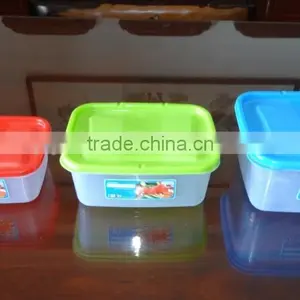 3 Pcs Set Square Plastic Food Storage Container, Storage Box thumbnail-2