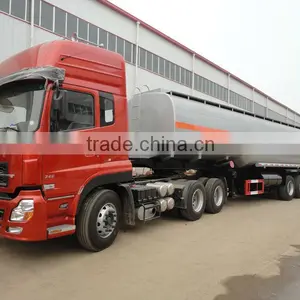 3 Axles 50000 Liters Crude Oil Tank Semi Trailer thumbnail-1