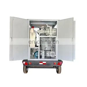 2021 Promotion Movable Trailer Enclosed Weather Proof Transformer Oil Purifier ZYD-M-50 thumbnail-5