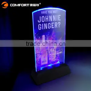 Led Acrylic Table Menu Display Holder thumbnail-2