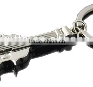 Wholesale Fashion Guitar Metal Keychain thumbnail-3